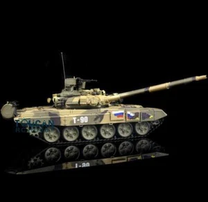2.4Ghz Henglong 7.0 Plastic Russia T90 RTR RC 1/16 Tank 3938 W/ 360° Turret - Picture 1 of 10