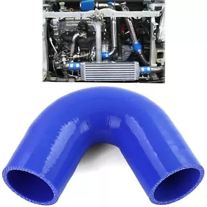 Performance Silikonschlauch Winkel Krümmer 102/102mm 135° Ø 51mm Blau - Picture 1 of 8
