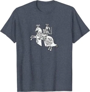 Retro Knight in Shining Armor Vintage Held T-Shirt *NEU 10 Farben* - Bild 1 von 11