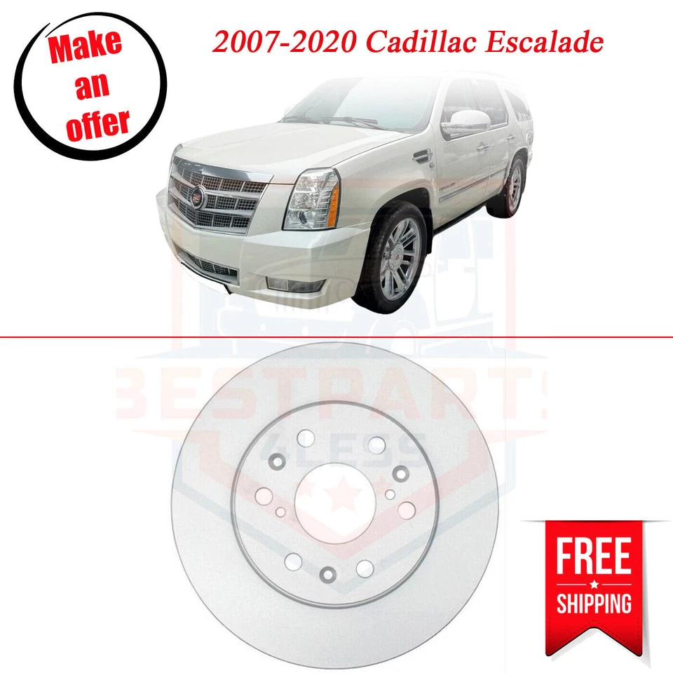 Discos de freno delanteros izquierdo o derecho Raybestos 580279FZN para Cadillac Escalade 07-20 Foto 1 de 4