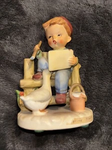 Erich Stauffer Little Bohemian Painter Figurine Porcelain Arnart Vintage Japan - Picture 1 of 5
