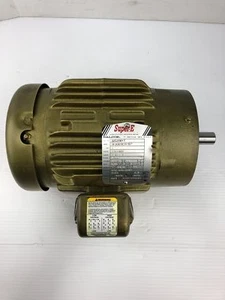 Baldor Reliance CEM3581T Super E Industrial Motor 1 HP 1750 RPM 143TC 3PH - Picture 1 of 6