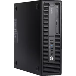 HP Desktop i5 Computer PC SFF 8GB RAM 500GB HDD Windows 10 Wi-Fi DVD/RW - Picture 1 of 6
