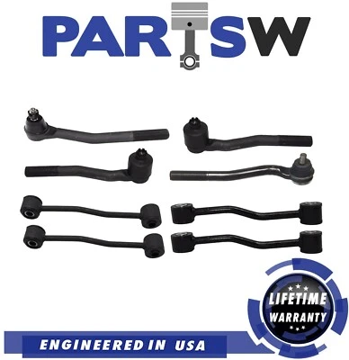 Kit de barra estabilizadora exterior interior delantera 8 piezas para Jeep Grand Cherokee 1999-2004 Foto 1 de 3