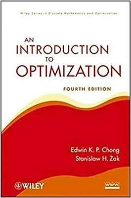New: An Introduction To Optimization by Chong 4th INTL ED - Image 1 of 3