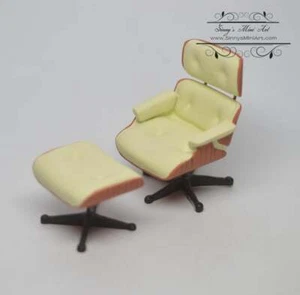 1:12 Dollhouse Miniature Lounge Chair / Miniature Chair Furniture AZ S8017 - Picture 1 of 3
