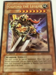 Gilford the Legend SD5-EN001 Holographic Yugioh Card Ultra rare Near mint - Picture 1 of 6