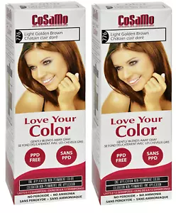 CoSaMo Hair Color #776 Light Golden Brown Compares to Loving Care #76 (2 Pack) - Picture 1 of 1