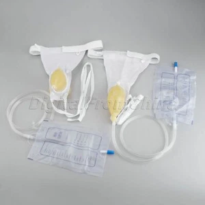 1000ml Portable Wearable Urinal Urine Bag Collector Toilet Male Female Travel - Picture 1 of 10