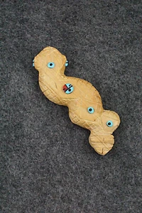 Rattlesnake Zuni Fetish Carving - Danette Laate - Picture 1 of 7
