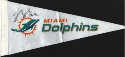 *Miami Dolphins* Jay Ajayi Hand Signed Pennant COA - Image 1 of 2