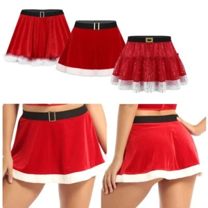 DE Damen Tutu Rock Minirock Weihnachten Kostüm Unterrock Bauchtänzerin Kostüm - Bild 1 von 44