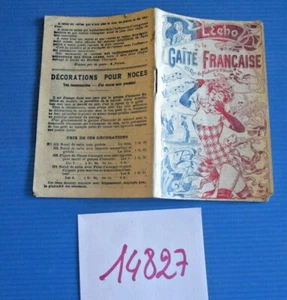 N°14827 / revue : l'echo de la gaiété Française Paris 1904 ?  - Imagen 1 de 1