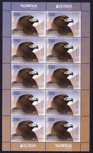 Armenien Mi. 1200 Kleinbogen ** MNH Europa-Cept 2021 Steinadler Vögel Birds - Picture 1 of 1