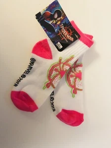 Marvel Mädchen rosa Spiderman Söckchen Größe S - Bild 1 von 3