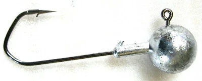 großer Jigkopf zum Meeres oder Wallerangeln Gewicht 100g Haken 8/0 oder 10/0 - Bild 1 von 3