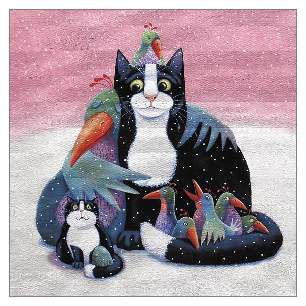 TOMCAT CARDS A Daddy is a Daddy Funny Black Cat Greeting Card Vicky Mount Humorous Greetings