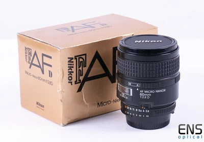 Nikon 60mm F/2.8 AF-D Micro Nikkor Macro Prime Lens - 3017409 - Image 1 of 4
