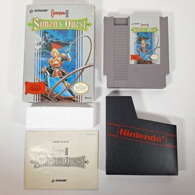 Castlevania II 2 Simon's Quest Nintendo NES completo di scatola CIB - testato