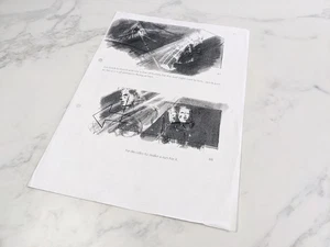 James Bond 007 Storyboard Skyfall Production Set Used RARE Prop Film Memorabilia - Picture 1 of 3