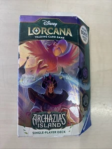 Disney Lorcana Archazias Island Starter Deck Amethyst And Steel Brand New - Picture 1 of 9