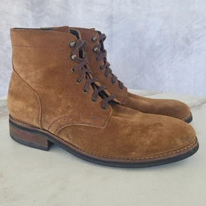Thursday Boot Co PRESIDENT Plain Toe Suede Lace Up Boots Mens Size 9.5 - Picture 1 of 17