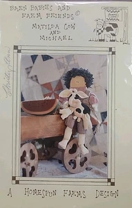 Barn Babies Farm Friends Cucire Modello Artigianale Bambola Mucca Fattorie Fattorie Design Non Tagliato - Foto 1 di 2
