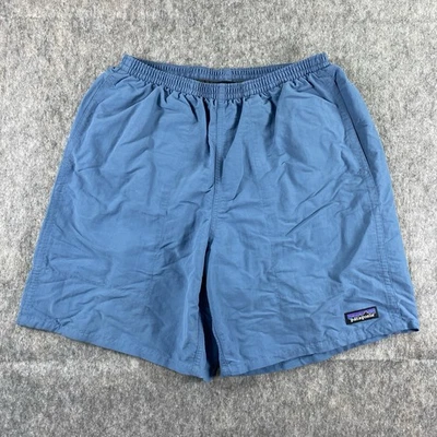 Baúl corto Patagonia Baggies para hombre pequeño azul forrado Gorpcore Foto 1 de 4