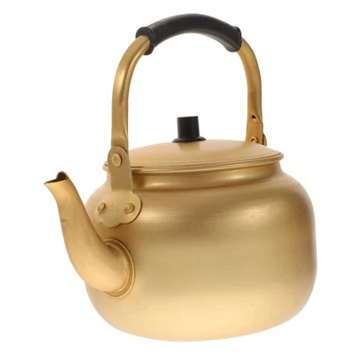 Vintage Aluminum Kettle Coffee Pot Boiler Aluminum Teakettle Whistling Tea Ke... - Image 1 of 4