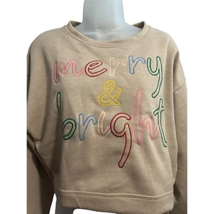 Inspired Culture Merry & Bright Sweatshirt NWT - Bild 1 von 5