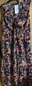 French Connection Damen Twist Front ärmelloses Kleid gefüttert Oberteil mit Taschen XXL - Bild 1 von 4