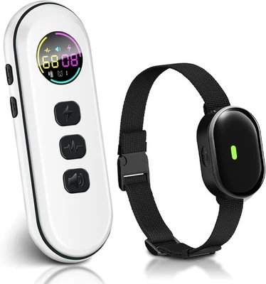 Collar de choque para gatos ultra pequeño Collar de entrenamiento para gatos ultraligero y delgado con control remoto Foto 1 de 4