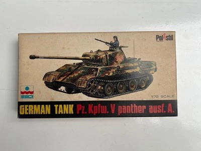 ESCI 8026 German Tank pz. Kpfw. V Panther Ausf. A. Scala 1/72 - Immagine 1 di 3
