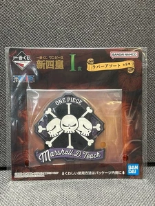 One Piece Marshall D. Teach Pirate Flag New Four Emperors Rubber Coaster Magnet - Picture 1 of 14