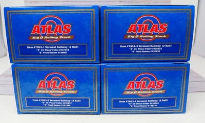 Atlas 7953 1, 2, 3, 4, Front Runner & 45' Pines Trailer Vermont Railway 2 Rail O - Image 1 of 4