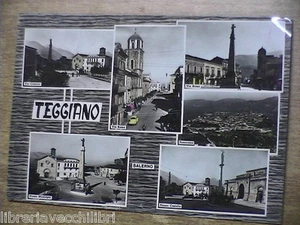 AK SALERNO TEGGIANO mit 6 Ansichten Via Castello Via Roma Panorama - Bild 1 von 1