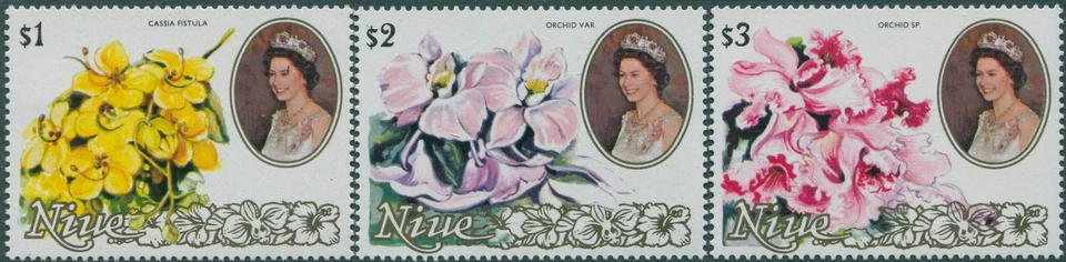 Niue 1981 SG405-407 Flowers QEII MNH - Image 1 of 1