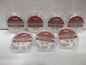 P Line HP Fluoro Ice Line ice fishing 50 yard spools Choose size NIP - Picture 1 of 8