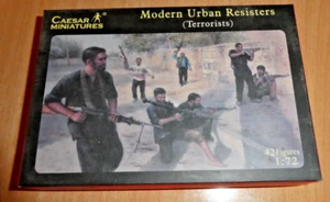 CAESAR MINIATURES 031 modern TERRORISTS , INSURGENCE force  KIT-NIB-1:72 SCALE - Picture 1 of 1