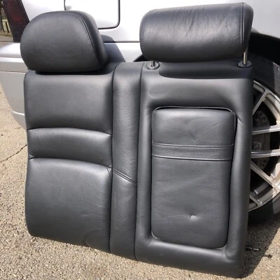 Pestillo reposabrazos trasero derecho pasajero trasero pasajero cuero negro Volvo S70 Foto 1 de 4