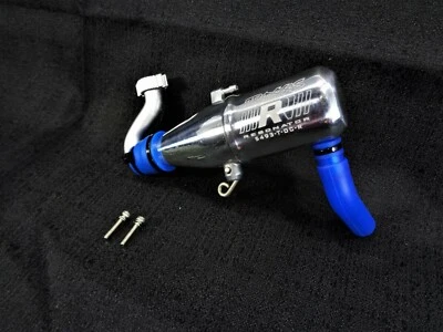 New Traxxas Revo 3.3 Aluminum Resonator Exhaust Muffler Pipe Header Slayer Pro - Image 1 of 3