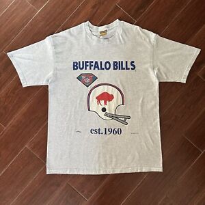 Vintage 1994 Buffalo Bills Nutmeg Mills T-Shirt USA Made Mens XL