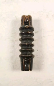 Pequeño aislador de cerámica marrón de alto voltaje (10C3) - Imagen 1 de 5