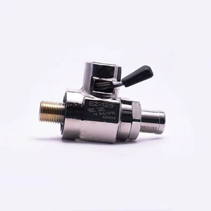 EZ Engine Oil Drain Valve EZ-125(10mm-1.0) & Straight Hose End H-001 COMBO PACK - Picture 1 of 8
