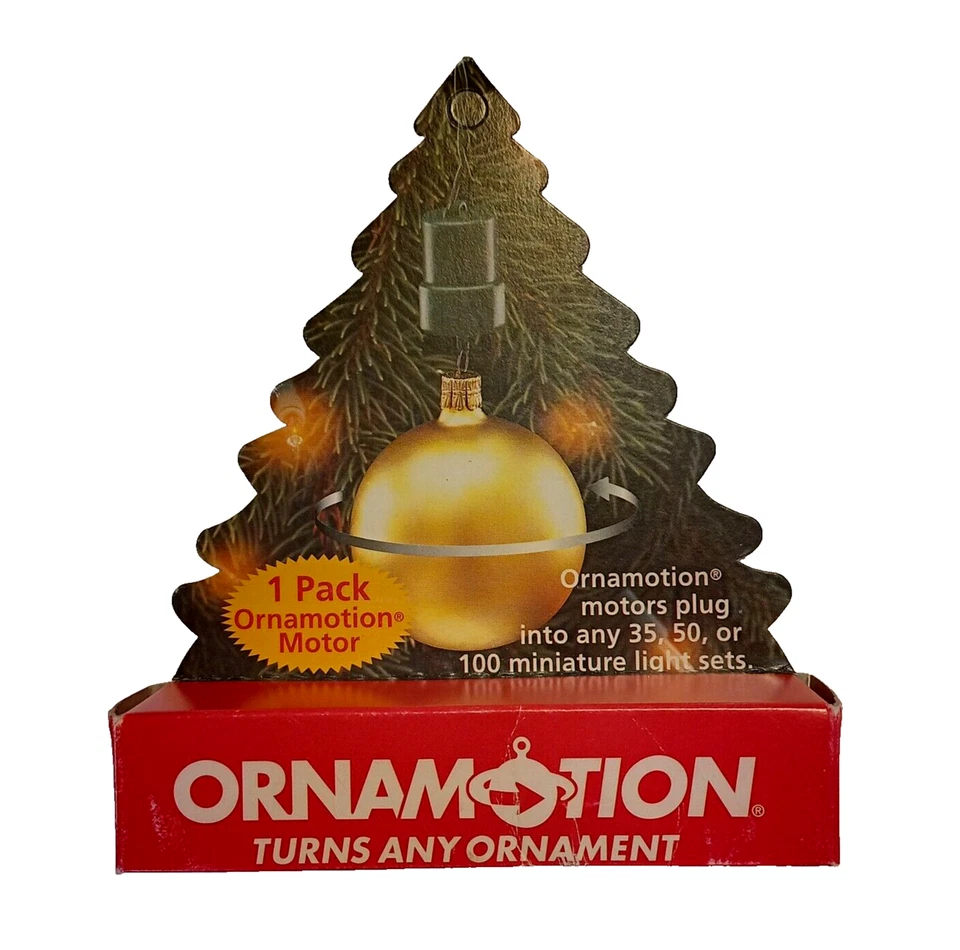 Ornamotion Motor 1998 Turns Any Ornament Into a Spinner (side to Side)