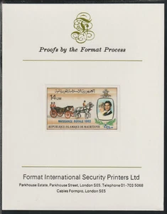 808741 - MAURITANIA 1982 PRINCE WILLIAM on FORMAT INTERNATIONAL PROOF CARD - Picture 1 of 2