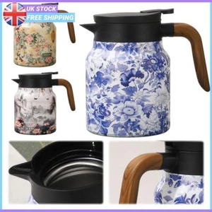 1000ml Floral Pattern Teapot Built-in Infuser Insulated Tea Pot for Hot Drinks - Picture 1 of 21