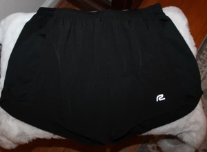Road Runner Sports Men M Black short shorts mesh sides zip pocket smoke pet free - Picture 1 of 11