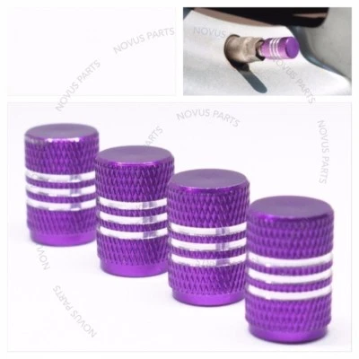 Novo 4 peças tampa de haste de válvula veículo de poeira roxo para Lincoln Navigator Town Car MKX - Imagem 1 de 4