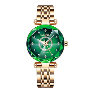 SENO Waterproof Wristwatch Watch Ocean's Heart Stainless Steel Quartz Shine - Imagen 1 de 1